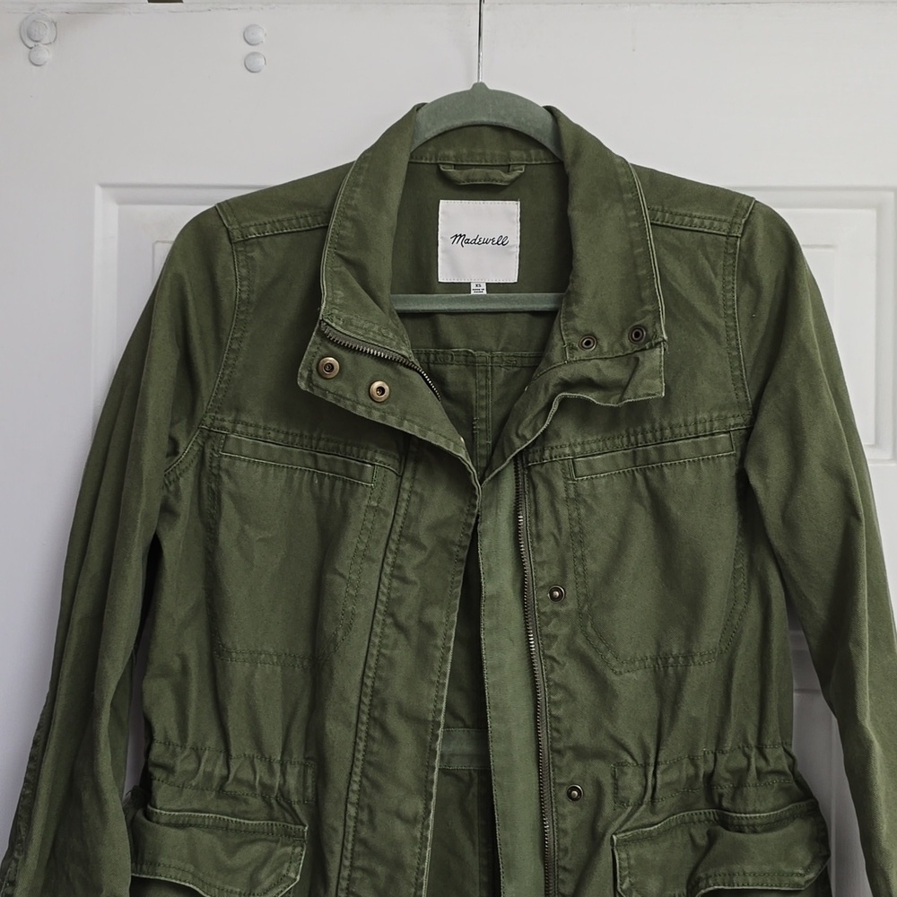 Madewell Dispatch Jacket In Desert Olive Green - Picture 3 of 14